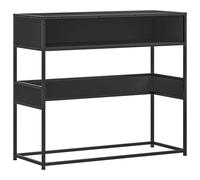 (black) vidaXL Console Table Hall Accent End Table Tea Side Sofa Table Engineered Wood