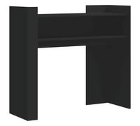 (black) vidaXL Console Table Hallway Tea End Table Accent Side Table Engineered Wood