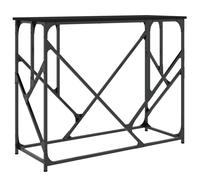 (black) vidaXL Console Table Side End Table Hallway Stand Sofa Table Engineered Wood