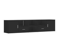 (black) vidaXL Corner Cabinet Corner Shelf Unit Bookcase Book Shelf Engineered Wood