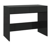 (black) vidaXL Desk Home Office Working Writing Table Computer Desk Engineered Wood