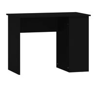 (black) vidaXL Desk Office Computer Desk Study Desk Writing Table Engineered Wood