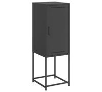 vidaXL Highboard Black 36x39x107 cm Steel, Black