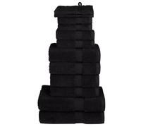 Premium Towel Set 12 Piece Shower Towel Bath Towel 600 gsm 100% Cotton vidaXL
