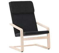 (black) vidaXL Relaxing Chair Fabric Armchair Lounge Seat Office Chair Multi Colours