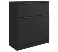 Vidaxl Sideboard Black 60X30X70 Cm Engineered Wood