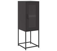 (black) vidaXL Sideboard Mustard Yellow 36x39x107 cm Cold-rolled Steel storage cabinet