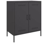 (black) vidaXL Sideboard Side Cupboard Cabinet Organiser Highboard Olive Green Steel