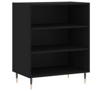 vidaXL Sideboard Black 57x35x70 cm Engineered Wood NEW