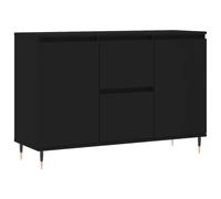 vidaXL Sideboard Black 101.5x35x70 cm Engineered Wood