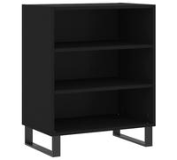 Vidaxl Sideboard Black 57X35X70 Cm Engineered Wood