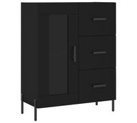 Vidaxl Sideboard Black 69.5X34X90 Cm Engineered Wood