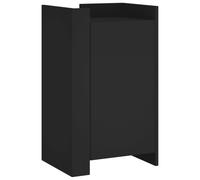 (black) vidaXL Sideboard Storage Cupboard Cabinet Highboard Sonoma Oak Engineered Wood