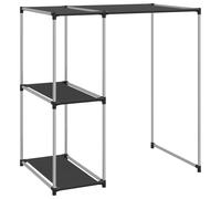 (black) vidaXL Storage Rack over Washing Machine Iron Space Saver Shelf Multi Colours