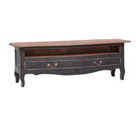 (black) vidaXL TV Cabinet White Solid Reclaimed Wood Sideboard Stereo Rack TV Chest
