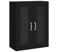 (black) vidaXL Wall Mounted Cabinet Bathroom Wall Storage Cabinet Engineered Wood