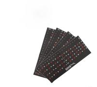 Black Vinyl Bass Stickers 4-String for fret 1-18 Scale Chart(four strings)