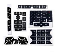 Black Vinyl Button Decals for C-Class W204 for facelift Black