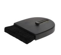 Black Vinyl Record Cleaning Brush for Home Audio Use | Plastic Anti-static Build, Portable Carry, while Playing, Black Finish, for Musicians and Vinyl Enthusiasts