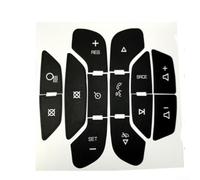 Black Vinyl Steering Wheel Trim Decal White Lettering