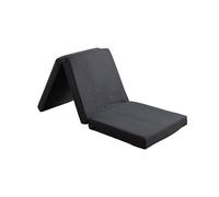 Mattress Guru Kids folding fabric futon mattress - multiple colours available Black