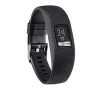 Black Vivofit 4 Straps Compatible with Garmin Vivofit 4 Watch Band Strap Bracelet Wristband for Men Women UK Replacement Accessory- Colorful Vivofit 4 Silicone Watchband with Metal Clasp Buckle Large