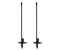 Black Wall Mounted Candle Lances Set of 2 Iron Holders Candle Houses for Home Farmhouses Modern Decoration Modern Home Decorations Hanging