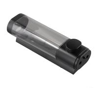 Black Wall Mounted Manual Soap Dispenser, ABS Shower Gel Bottle with Wide Mouth for Bathroom, Kitchen, Hotel & Hospital Use, 215mm(Single)
