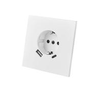 Black Wall Socket - High Configuration - No Frame - Free Combination with Various Designs