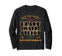 Black Wall Street 4th Avenue District Birmingham Pride Long Sleeve T-Shirt