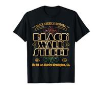 Black Wall Street 4th Avenue District Birmingham Pride T-Shirt