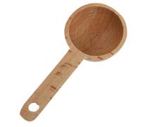 Black Walnut Coffee Measuring Scoop, Wooden Kitchen Measuring Spoon Tool | Ergonomic Handle, Smooth Surface, Simple Storage, Suitable for Honey, Condiments, Baking Preparation and Restaurant Use