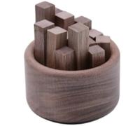 Black Walnut Wood Aroma Diffuser Sleep Aid Diffuser Stick,Aromatherapy Wooden Essential Oil Diffuser for Home Air Freshener