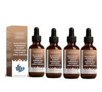 Black Walnut Wormwood Gut Cleanse Drops - Natural Digestion Aid & Energy Support - 2 Oz Liquid Drops (4)