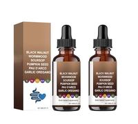 Black Walnut Wormwood Gut Cleanse|Wormwood Black Walnut liquid|Support Gut & Digestion Balance,2Pcs