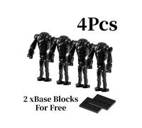 (Black) Wars Star Super Battle Droid Troopers Minifigures Building Blocks Toys Diy Gifts
