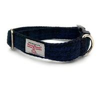 Black Watch Harris Tweed Dog Collar (M)