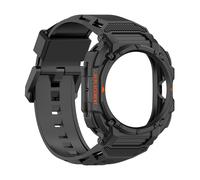 (Black) Watch Strap All-in-one Armor Watch Band for Samsung Galaxy Watch Ultra 47mm