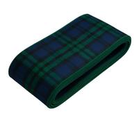 Black Watch Tartan Ribbon 40mm x 3m - Woven Reversible Yarn-Dyed Non-Wired