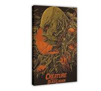 Black Water Ghost Retro Horror Movie Poster 2 Canvas Poster Wall Art Decor Print Picture Paintings for Living Room Bedroom Decoration 24x36inch(60x90cm)