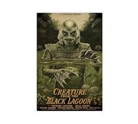 Black Water Ghost Retro Horror Movie Poster 3 Canvas Poster Bedroom Decor Landscape Office Room Decor Gift 12x18inch(30x45cm)