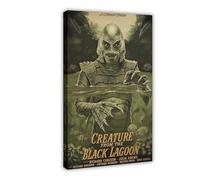 Black Water Ghost Retro Horror Movie Poster 5 Canvas Poster Bedroom Decor Landscape Office Room Decor Gift 12x18inch(30x45cm)