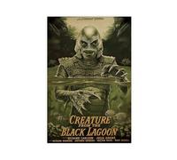 Black Water Ghost Retro Horror Movie Poster 5 Canvas Poster Wall Art Decor Print Picture Paintings for Living Room Bedroom Decoration 20x30inch(50x75cm)