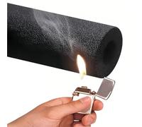 Black Water Pipe Insulation - Rubber and Plastic Insulation Cotton - Easy Installation - for Winter Outside Pipes, Irrigation Pipe, Spigot, Water Heater Pipes(9mmx22mmx1.8m)