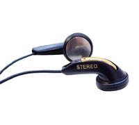 Black Water Resistant Stereo Earphones