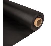 Black Waterproof Canvas Fabric - Heavy Duty, Flexible 100% PU Polyurethane, 150GSM, 0.8mm Thick, 150cm Wide - for Deckchairs, Outdoor Beanbags & Awnings - Material by The Half Metre