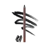 Black Waterproof Eyeliner Pencil Matte Finish Long-Lasting Smudge-Proof Eye Liner with Precision Sharpener - Smooth Creamy Texture for Intense Definition & All-Day Wear (5#BLACK)