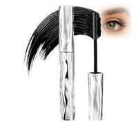 Black Waterproof Mascara - Intense Bold Lashes with Lengthening & 3D Curl, Smudge-Proof No-Flake Formula, Long-Lasting Sweatproof Eye Makeup for Sensitive Eyes (Black)