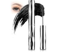 Black Waterproof Mascara - Intense Volumizing & Lengthening Formula, Smudge-Proof Curling Lash Serum for Defined Dramatic Lashes, Long-Lasting Lift & Sensational Eye Makeup (Black)