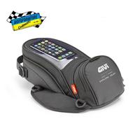 Black Waterproof Tank Bag 6 LT GIVI EA138B With 4 Straps